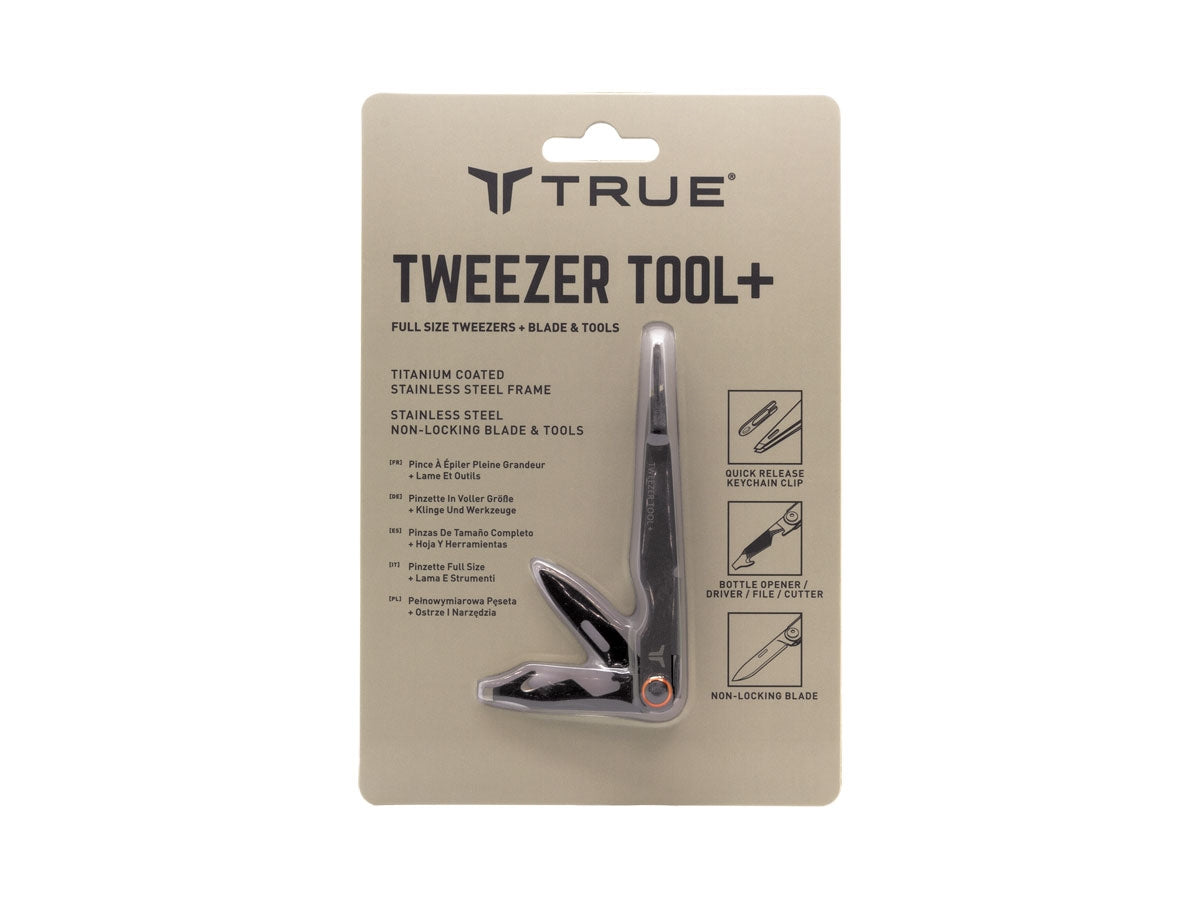 True Utility TWEEZER TOOL+ TRU-TOL-0036G - dettaglio lama e funzioni