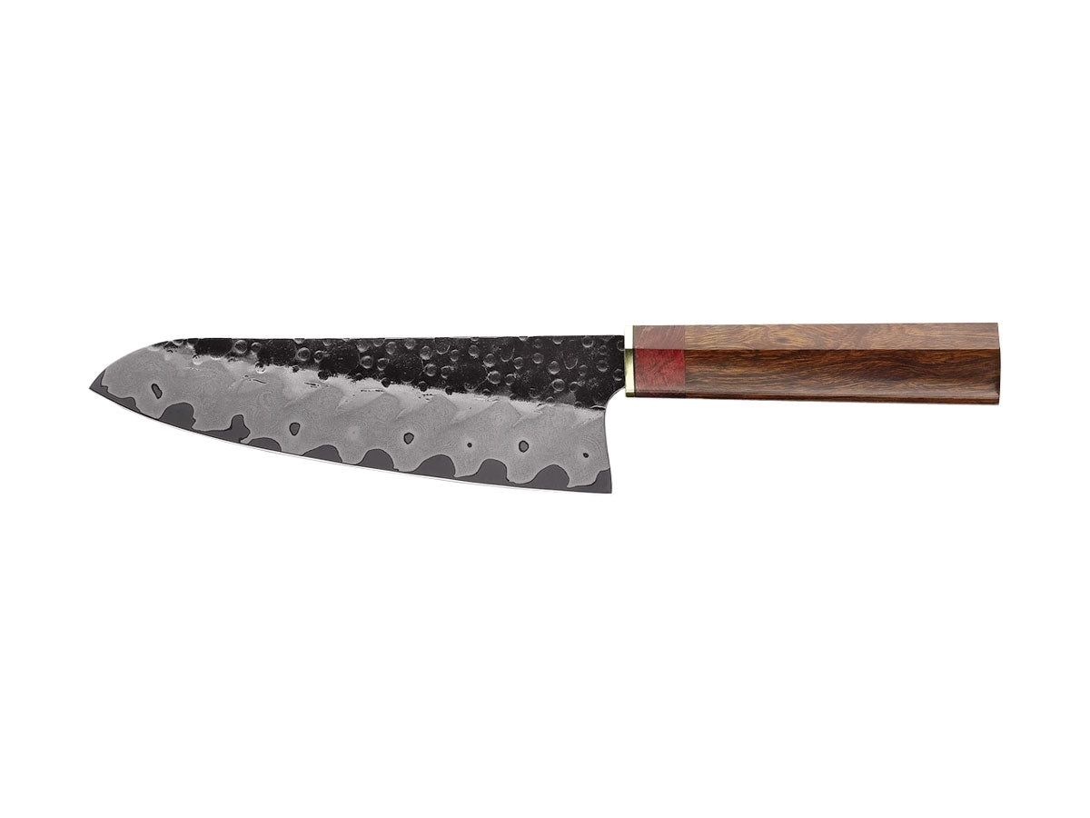 Xin Xincraft Santoku Knife Cm.17,5 San Mai Acid Etched XC134