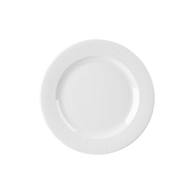 Churchill Bamboo Rilievo Bianco Piatto Frutta in Ceramica 21 cm 12 Pezzi