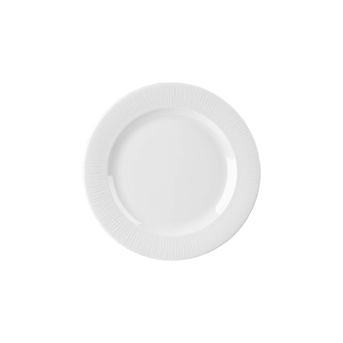 Churchill Bamboo Rilievo Bianco Piatto Pane 17 cm 12 Pezzi