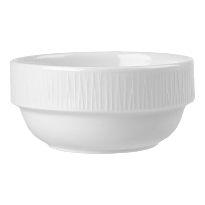 Churchill Bamboo Rilievo Bianco Insalatiera Coppa in Ceramica 11,5 cm 40 cl