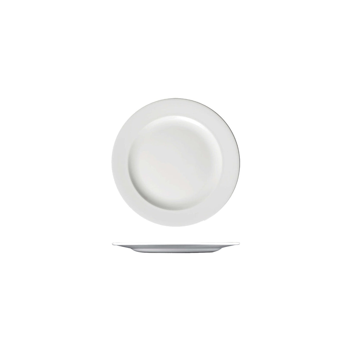 Churchill Profile Bianco Sottopiatto Falda Piana in Ceramica 30,5 cm 12 Pezzi