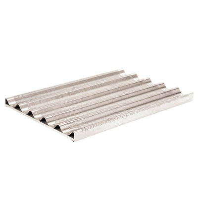 Paderno Teglia Forata per Baguette Rivestimento Silicone 60x40 cm