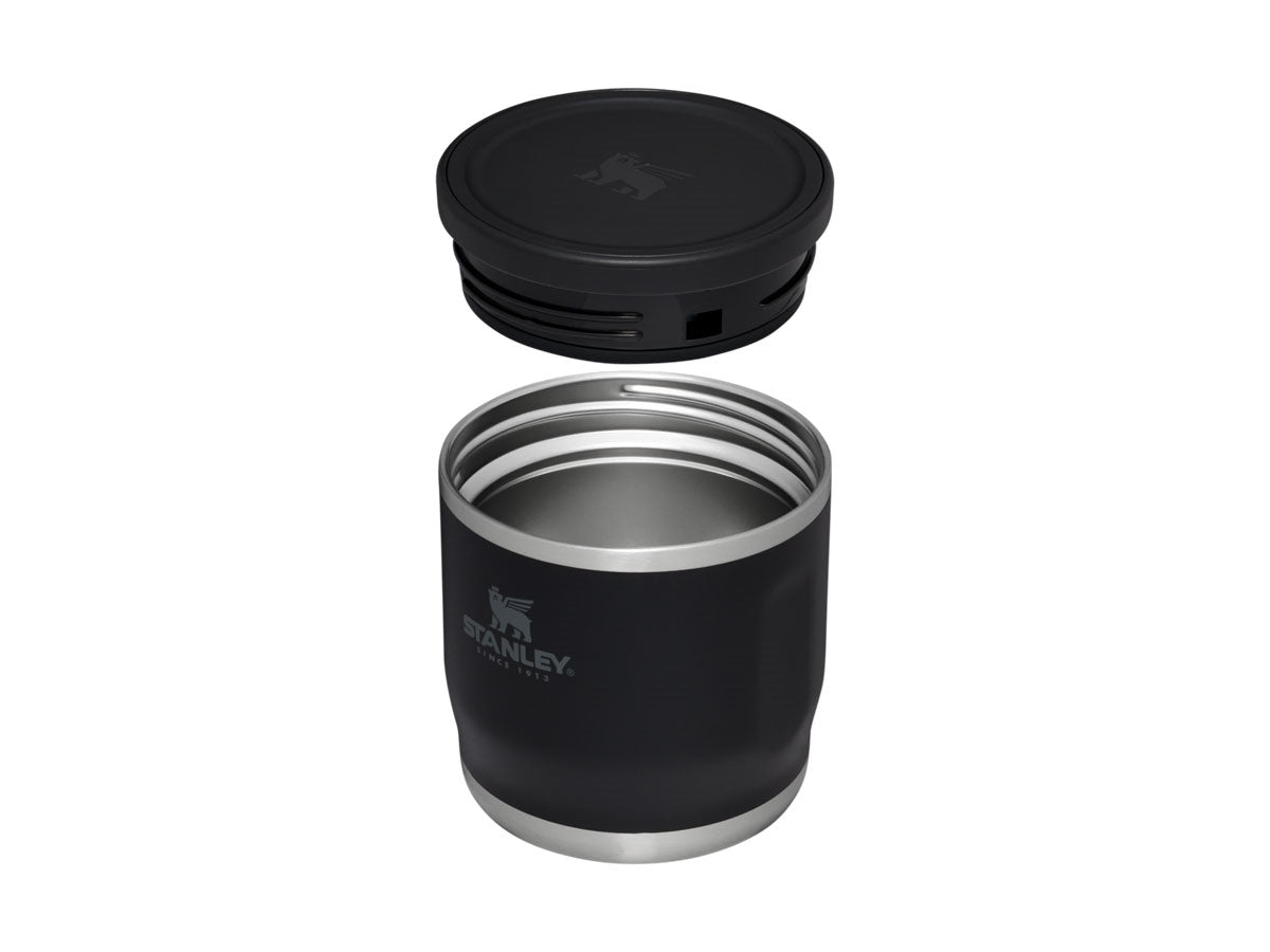 Stanley Food Jar 350ml Black - coperchio ermetico e isolamento sottovuoto