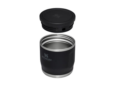 Stanley Food Jar 350ml Black - coperchio ermetico e isolamento sottovuoto