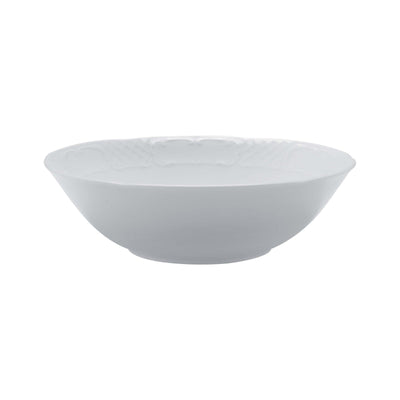 Gural Flora Insalatiera Svasata in Porcellana Bianca 19 cm 12 Pezzi