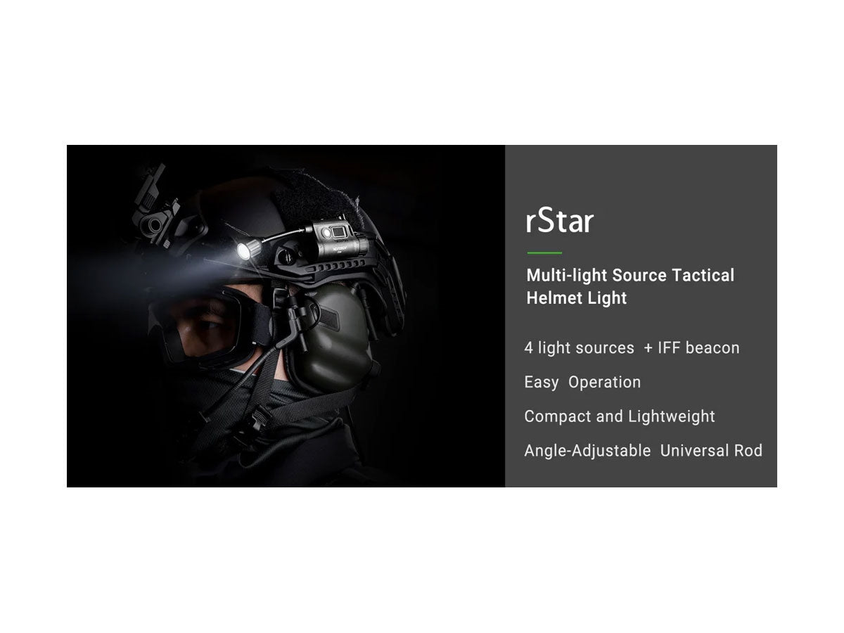 Nextorch Rstar Helmet Light 80 Lumens Led - foto 2