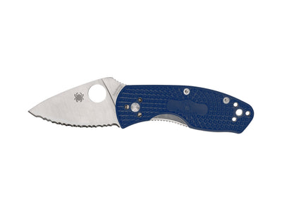 Spyderco Ambitious FRN Blue S35VN Serrated C148SBL manico FRN blu, lama seghettata S35VN