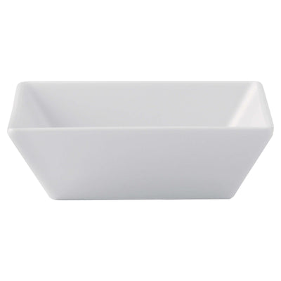 Gural Merid Coppetta Quadrata in Porcellana Bianca 14x14 cm 12 Pezzi