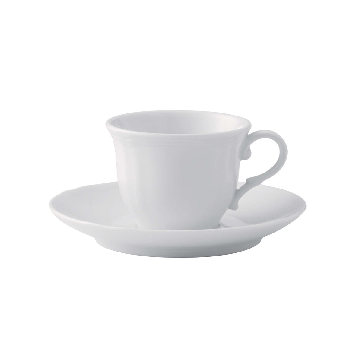 Gural Venice Piattino per Tazzina Caffè in Porcellana Bianca 12,2 cm 12 Pezzi