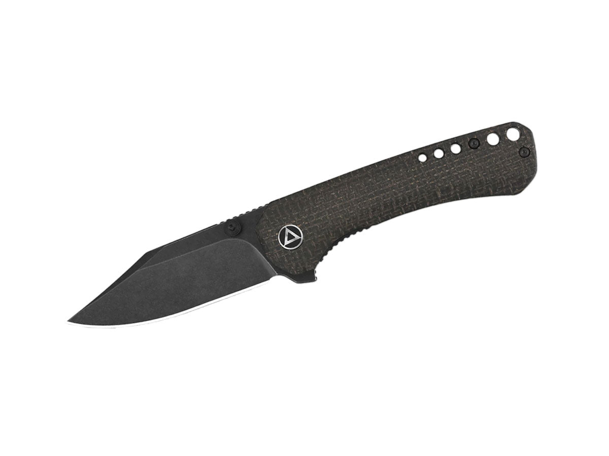 Qsp Kestrel Micarta Black Stw QS145-A2 Dark Brown