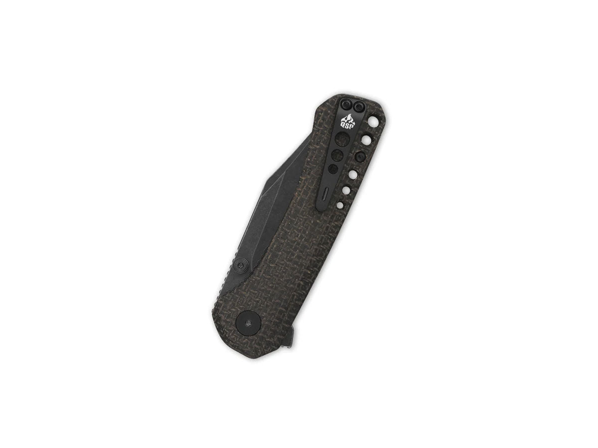 Qsp Kestrel Micarta Black Stw QS145-A2 Dark Brown - foto 3