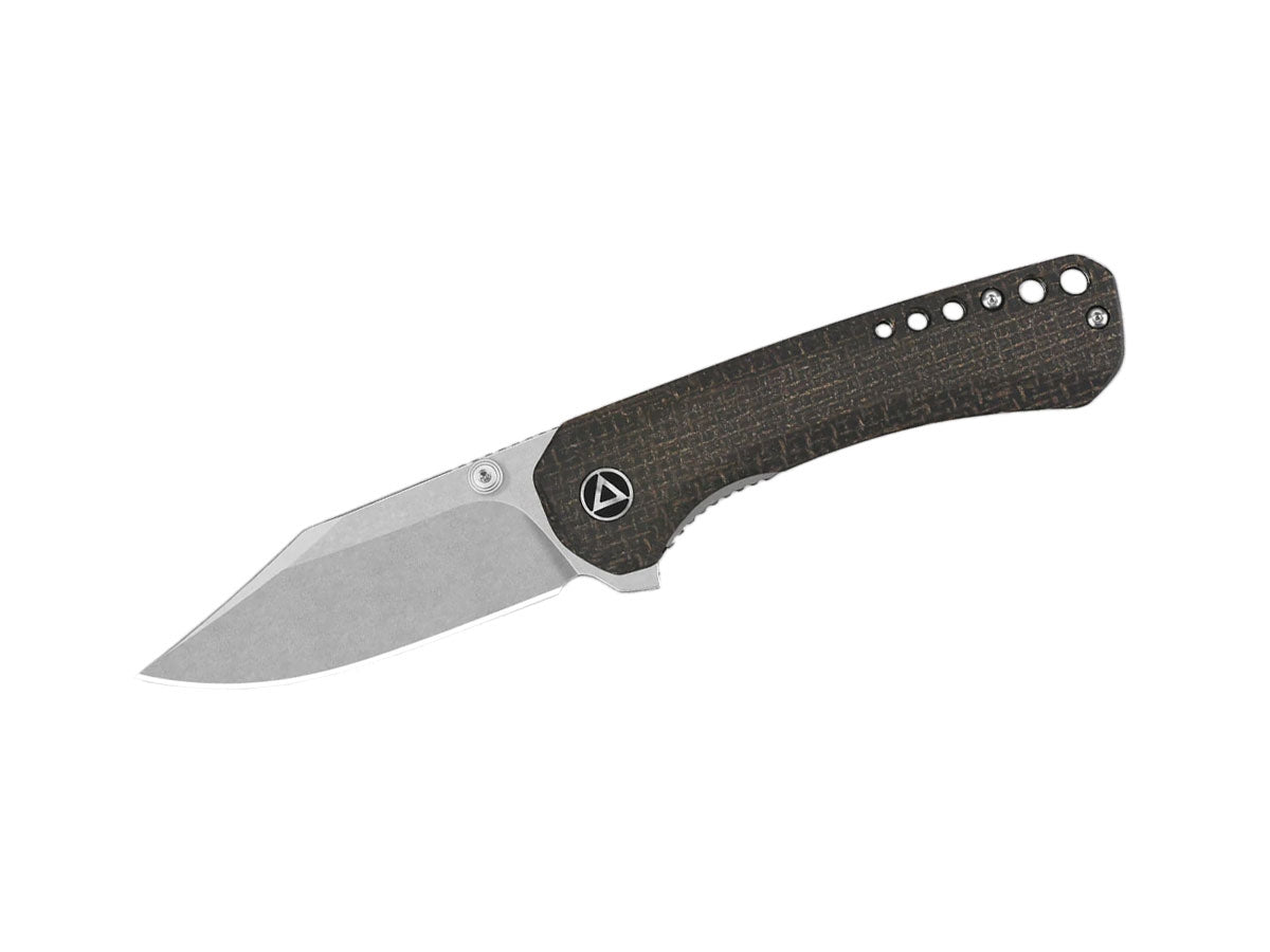 Qsp Kestrel Micarta Stw QS145-A1 Dark Brown