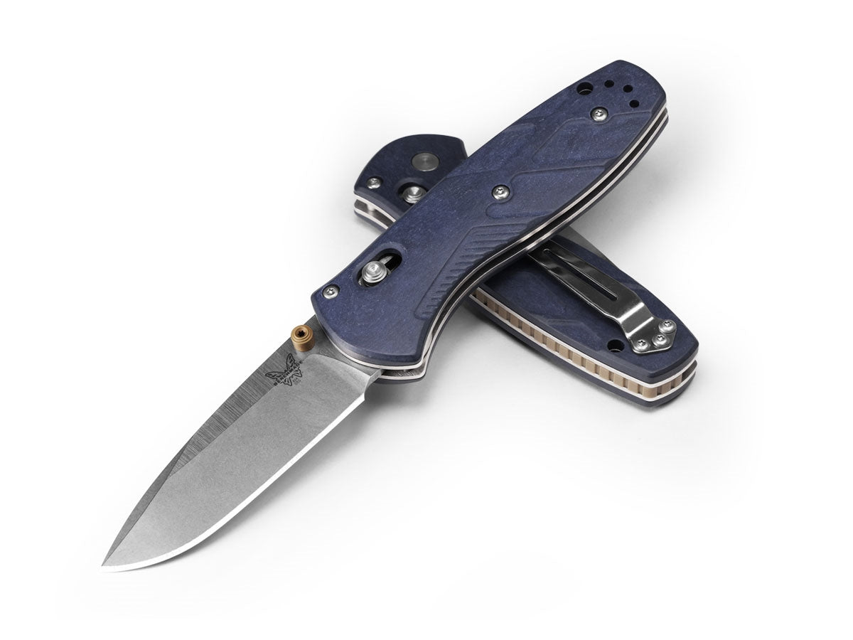Benchmade Mini Barrage 585-03 Blue Canyon Richlite - foto 2