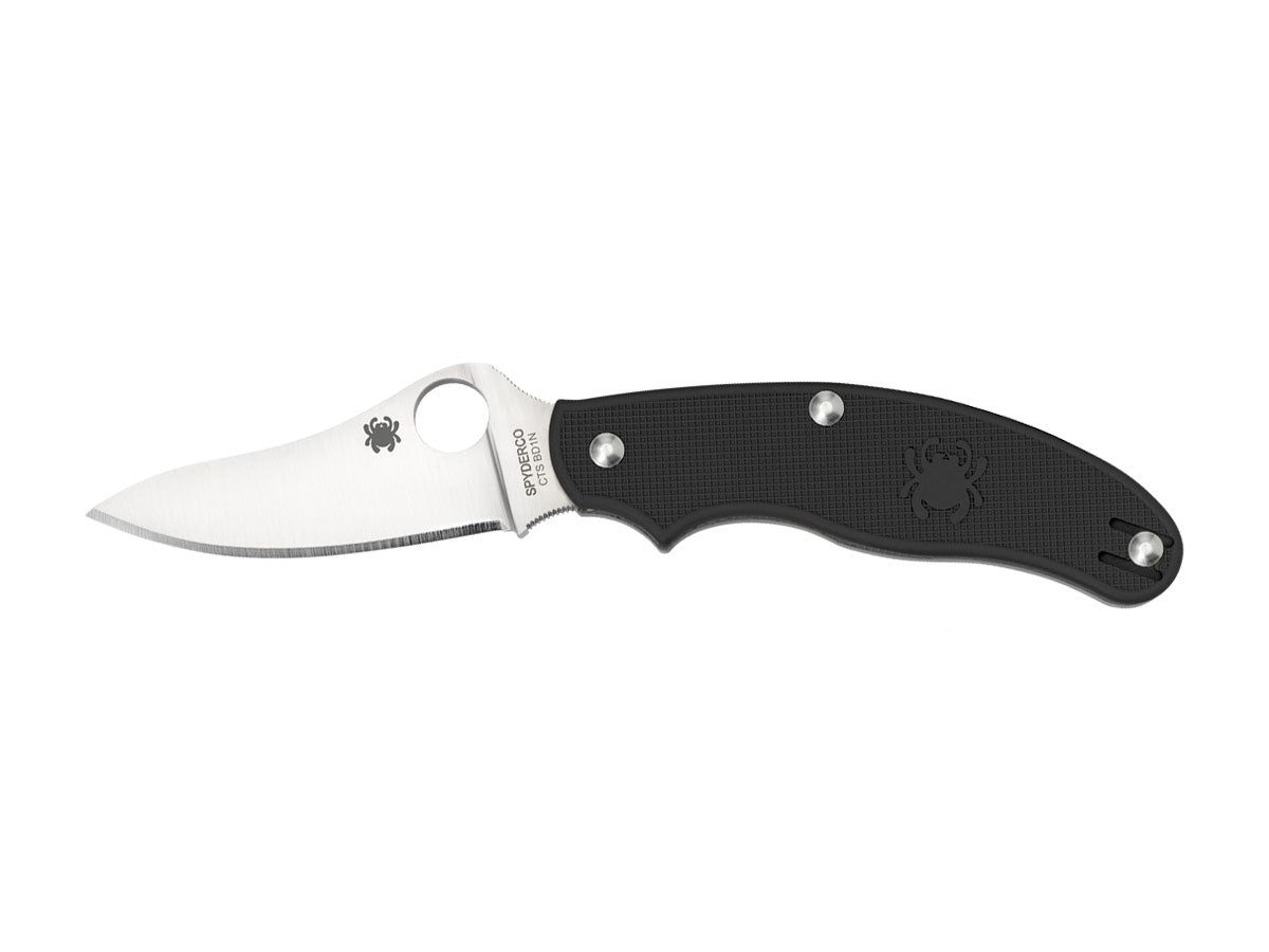 Spyderco UK Penknife C94PBK3 temperino FRN nero slip-joint, lama drop-point