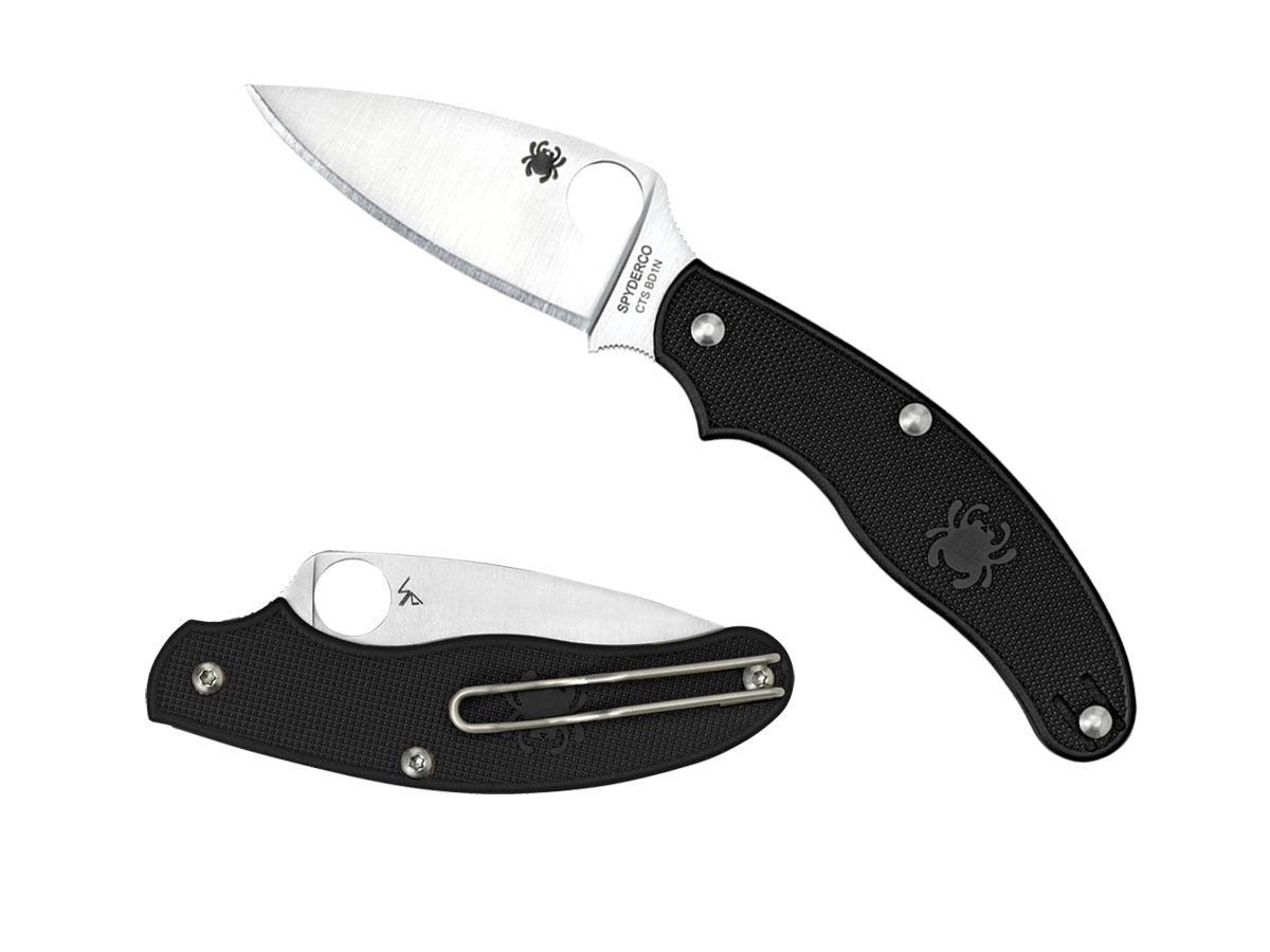 Spyderco UK Penknife C94PBK clip tascabile, apertura ambidestra una mano