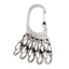 Niteize Bigfoot Locker Keyrack Stainless KLKBF-11-R6