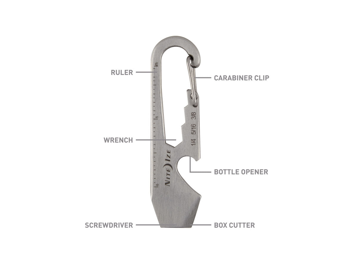 Niteize Doohickey Key Tool Stainless KMT-11-R3 - foto 2