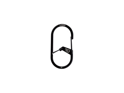 Niteize G-Series Dual Chamber Carabiner #3 Ss Black GS3-01-R6