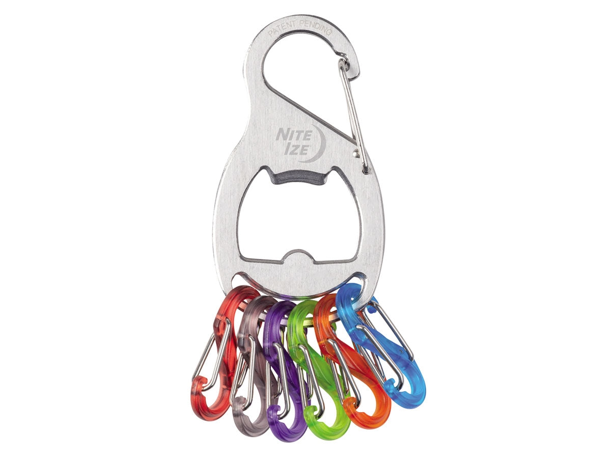 Niteize Keyrack Plus S-Biner Stainless KRB2-11-R6