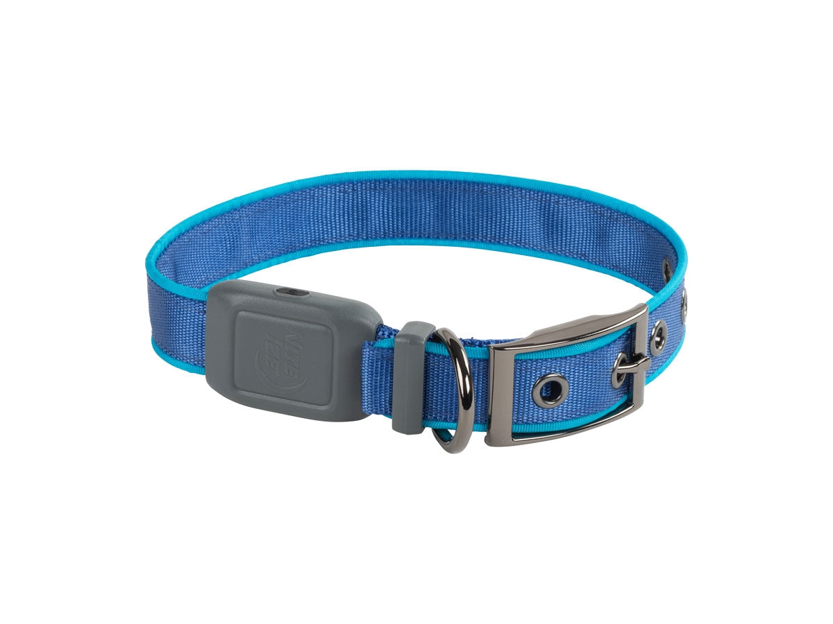 Niteize Nitedog Rechargeable Led Collar Medium Blue NDCRM-03-R3