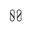 Niteize S-Biner Dual Carabiner #1 2Pz Ss Black SB1-2PK-01