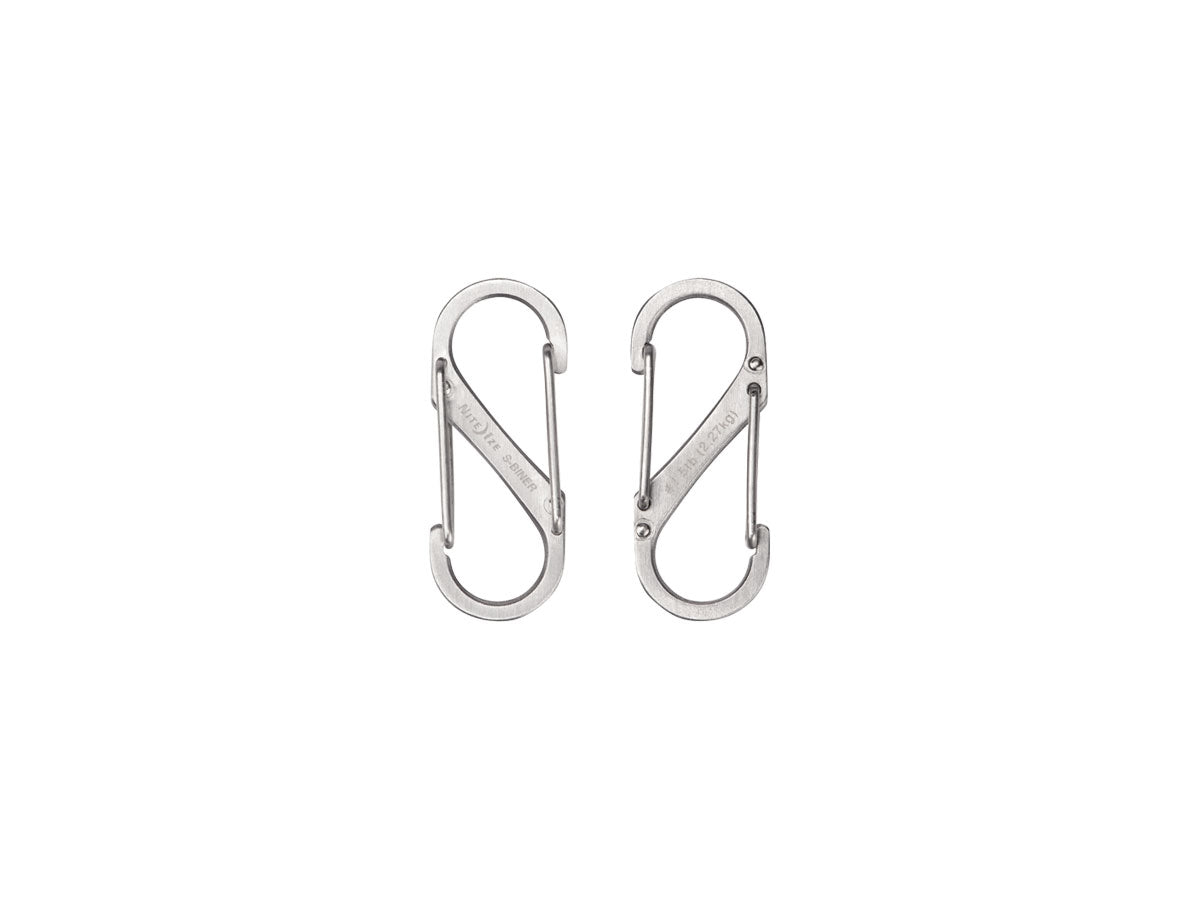Niteize S-Biner Dual Carabiner #1 2Pz Ss Stainless SB1-2PK-11