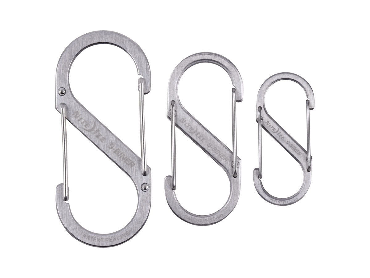 Niteize S-Biner Dual Carabiner #2 #3 #4 Ss Stainless SB234-03-11