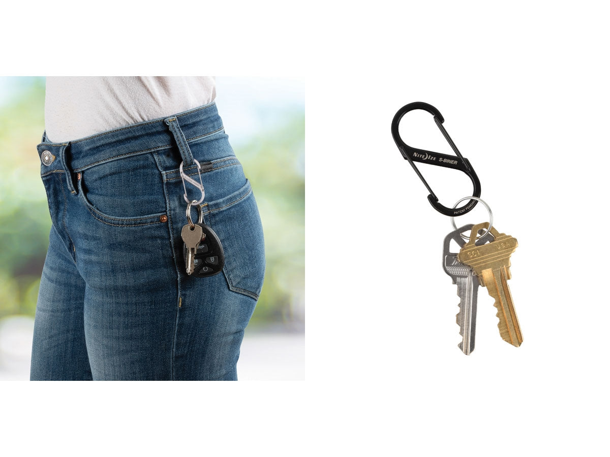 Niteize S-Biner Dual Carabiner #2 Ss Black SB2-03-01 - foto 2