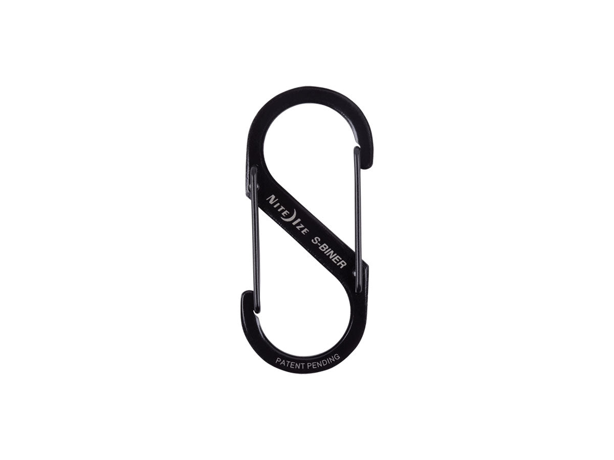 Niteize S-Biner Dual Carabiner #3 Ss Black SB3-03-01