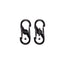Niteize S-Biner Microlock 2Pz Ss Black LSBM-01-2R3