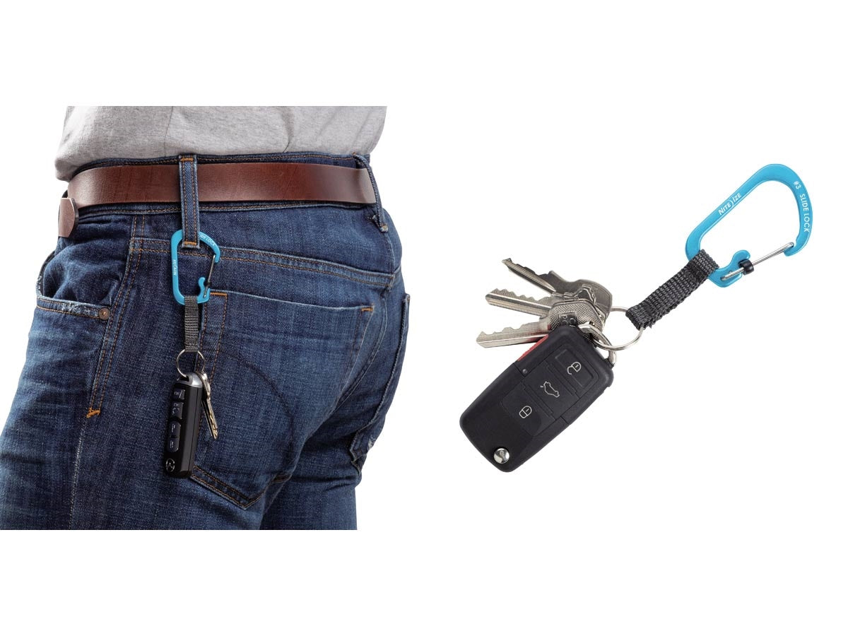Niteize Slidelock Keyring #3 Aluminum Blue CSLAW3-03-R6 - foto 2