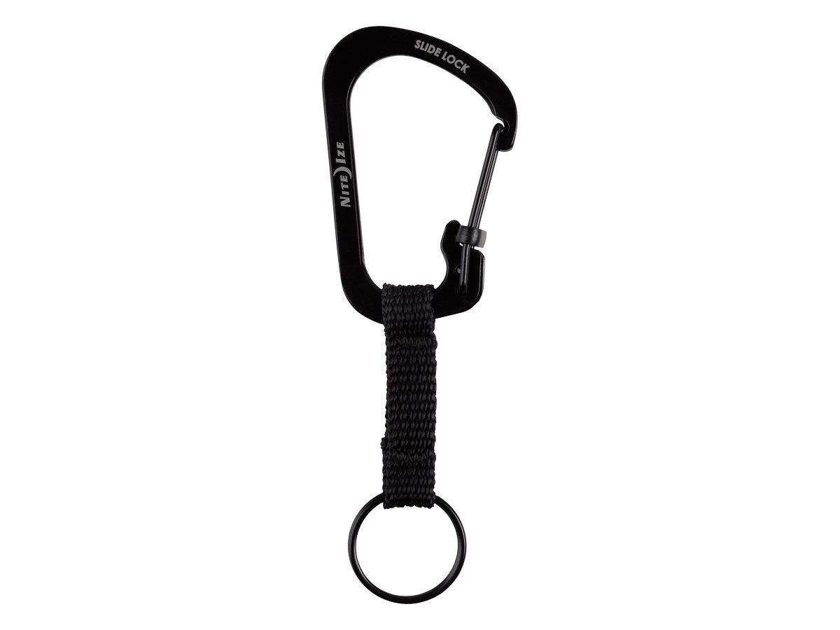 Niteize Slidelock Keyring #3 Ss Black CSLW3-01-R6