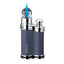 Siglo Bean Shaped Lighter grigio scuro opaco vista laterale