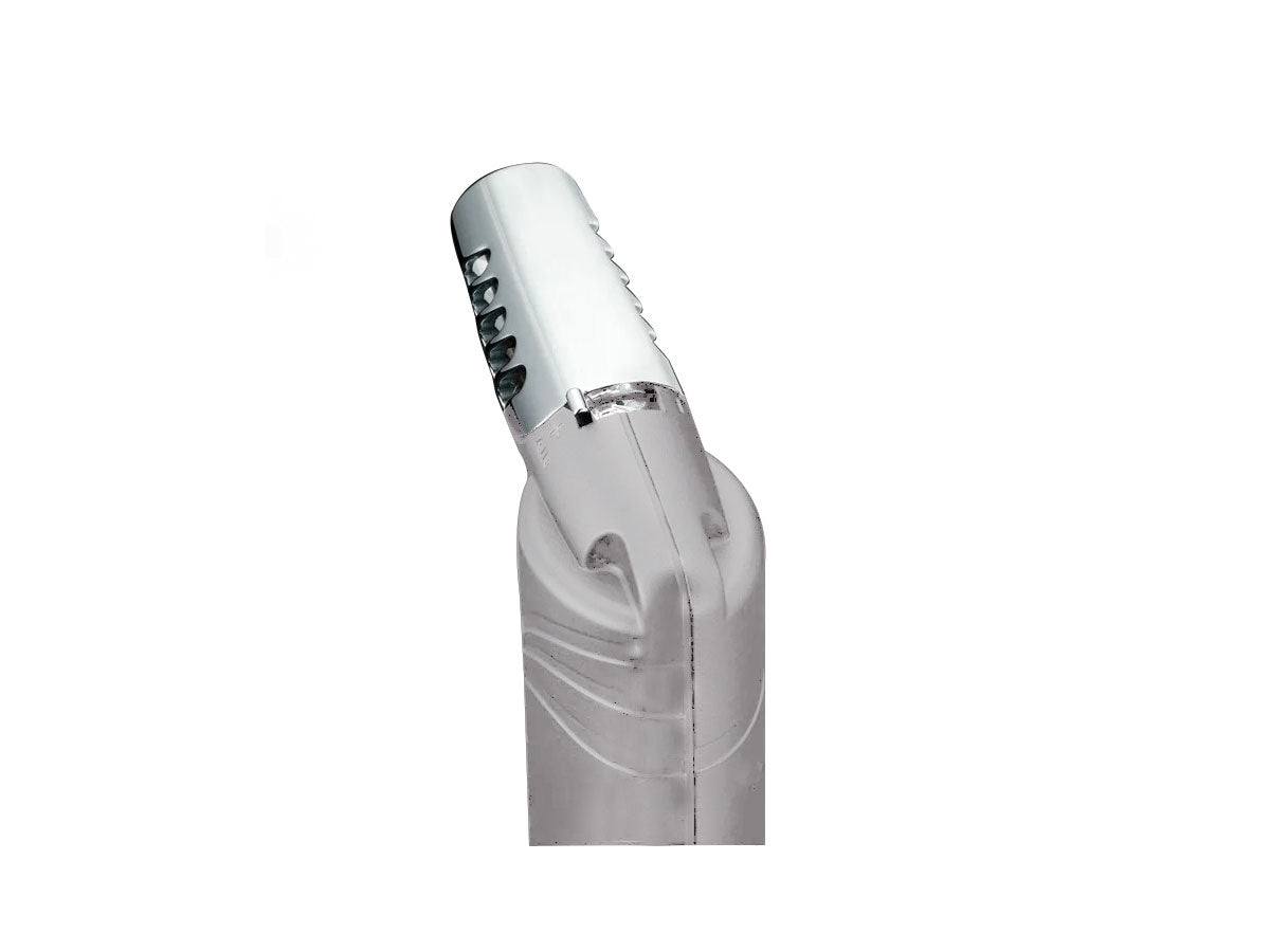 Siglo Oval Table Torch Lighter argento dettaglio accensione a pistola