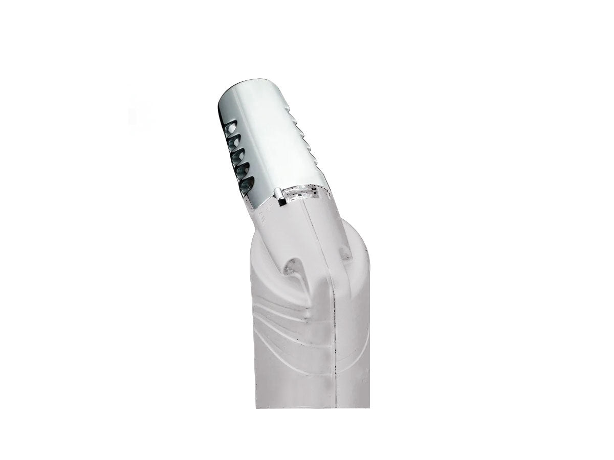 Siglo Oval Table Torch Lighter bianco dettaglio accensione a pistola