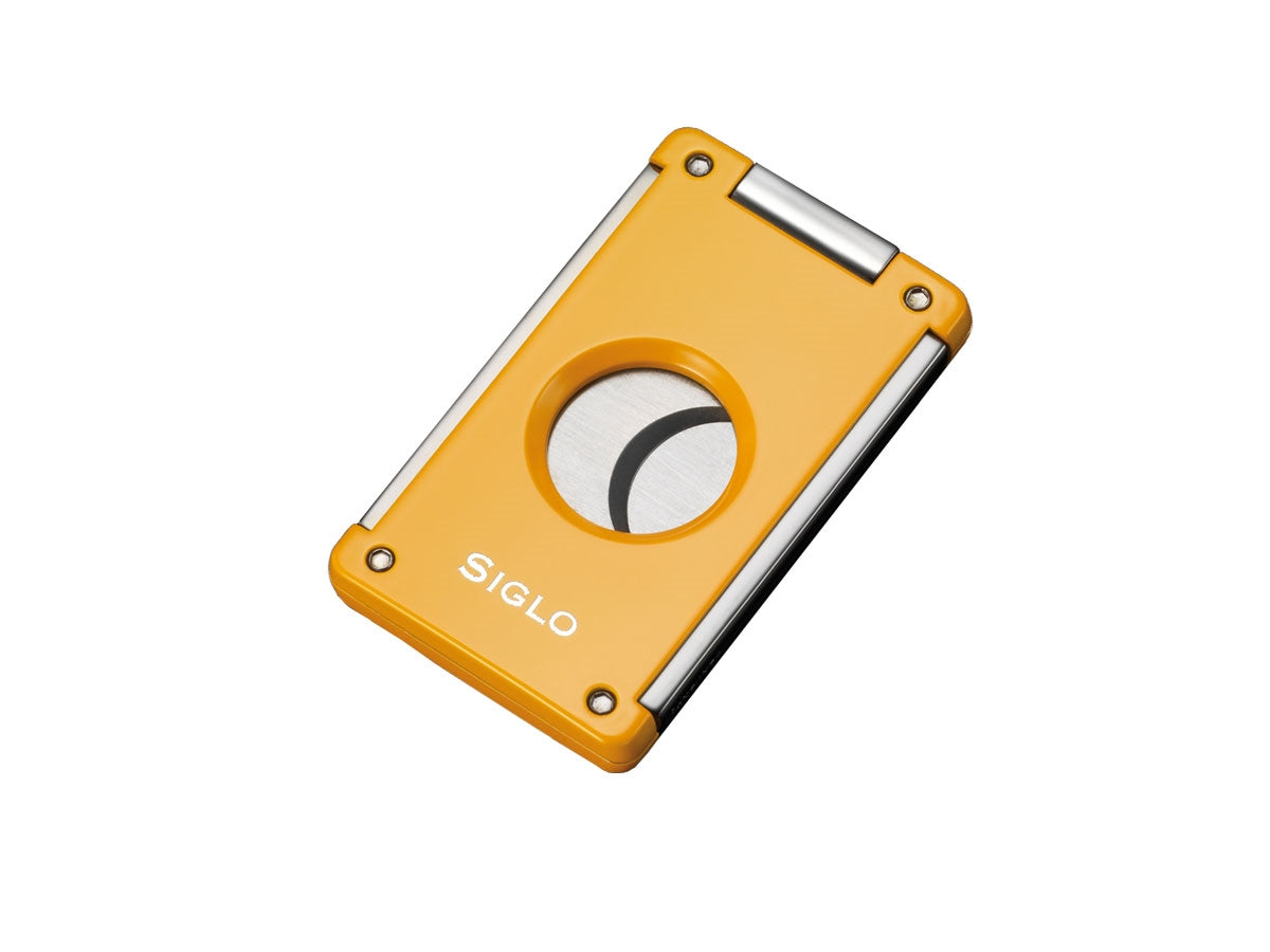 Tagliasigari Siglo Switch Blades Cutter giallo Cohiba lame acciaio inox foro 21 mm calibro 56