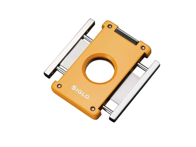Siglo Switch Blades Cutter giallo Cohiba dettaglio lame scorrevoli