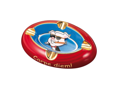 Posacenere Siglo Year of the Pig fine bone china decorazione vintage cartoons bordi colorati