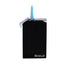 Siglo Twin Flame Lighter nero vista laterale regolatore di fiamma