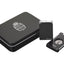 Siglo Vibrant Set nero dettaglio accendino fiamma jet e normale e cutter