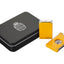 Siglo Vibrant Set giallo dettaglio accendino fiamma jet e normale e cutter