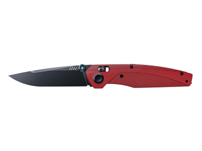 Coltello EDC ANV A100 Sleipner DLC manico GRN rosso/nero ANVA100-006