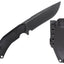 Dettaglio lama Sleipner DLC ANV M200 HT fodero Kydex due clip a molla