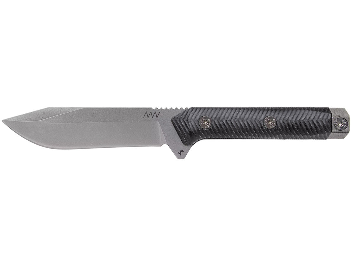 Coltello ANV M73 Kontos Sleipner stonewash micarta nero ANVM73-003