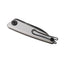 Dettaglio lama Sleipner DLC nero ANV Z050 Dural silver doppio fermo
