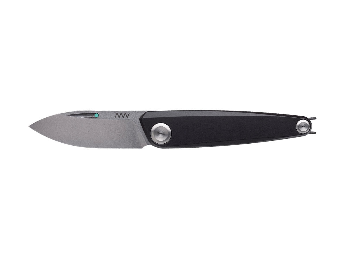 Coltello tascabile ANV Z050 Sleipner stonewash Dural nero slipjoint ANVZ050-001