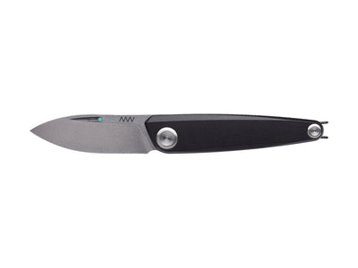 Coltello tascabile ANV Z050 Sleipner stonewash Dural nero slipjoint ANVZ050-001