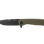 Coltello EDC ANV Z100 Sleipner DLC G10 verde oliva liner lock ANVZ100-024