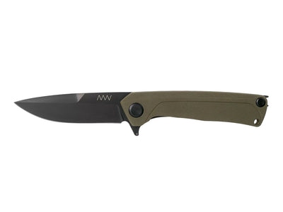 Coltello EDC ANV Z100 Sleipner DLC G10 verde oliva liner lock ANVZ100-024